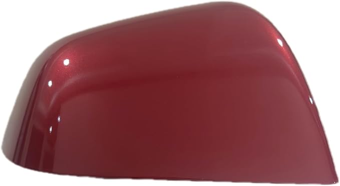 Compatible with Tesla Model Y Side Mirror Cover Replacement 2021 2022 2023 2024, Left & Right Side Rearview Mirror Cover Cap for Model Y Accessories(red)