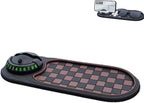 Multifunctional Car Anti-Slip Mat, 360° Rotatable Phone Holder Dashboard Pad with Temporary Parking Number, Rotatable Car Ant
