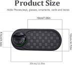 Multifunction Car Anti-Slip Mat, Car Dashboard Mobile Phone Holder, Rotating Anti Slip Mat Auto Phone Holder with Temporary P