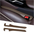 2PCS Car Seat Gap Filler,Flexible in between Car Seat Catcher for Tightly Filling Seats Gaps,Universal Cars Console Catcher Interior Cars Accessories for Women & Men (Brown)