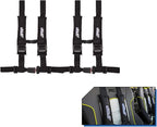 PRP Harnesses 2" 4 Point 2 Pack (Black)