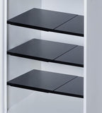 10''-16.5'' Adjustable Locker Organizer | Metal, Heavy Duty Steel Locker Organizer for School & Gym | Expandable Tension Shel