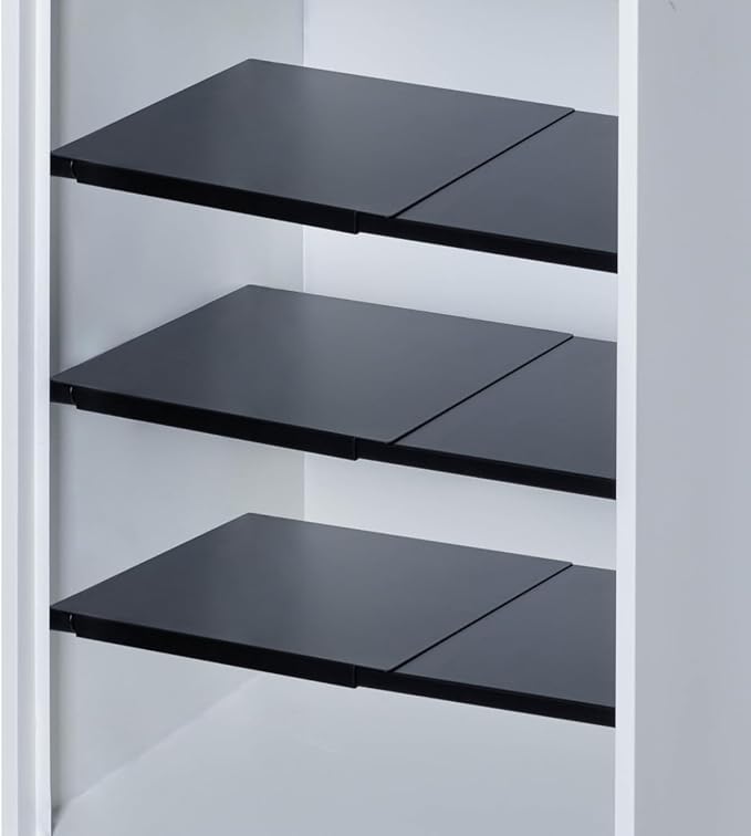 10''-16.5'' Adjustable Locker Organizer | Metal, Heavy Duty Steel Locker Organizer for School & Gym | Expandable Tension Shel