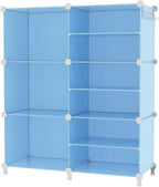 AWTATOS Closet Organizer 6 Cube Storage Shelves Portable Closet Clothes Organizers and Storage Stackable Cubby Shelving for C