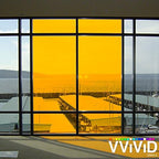 VViViD Transparent Colorful Vinyl Window Tinting Sheets (1.49ft x 5ft, Yellow)
