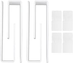 Health Mounted Acrylic Hat Organizer - 4Pcs Strong Adhesive Hat Hooks for Bedroom, Living Room Storage & Easy No Drill Instal