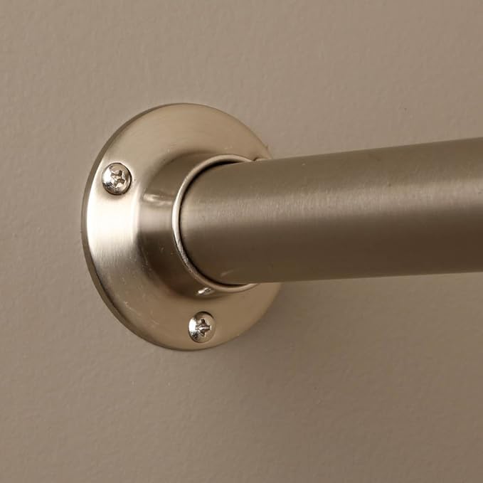 Knape & Vogt Closet Pro HD CD-0010-BN Heavy Duty Closet Pole Sockets, Brushed Nickel
