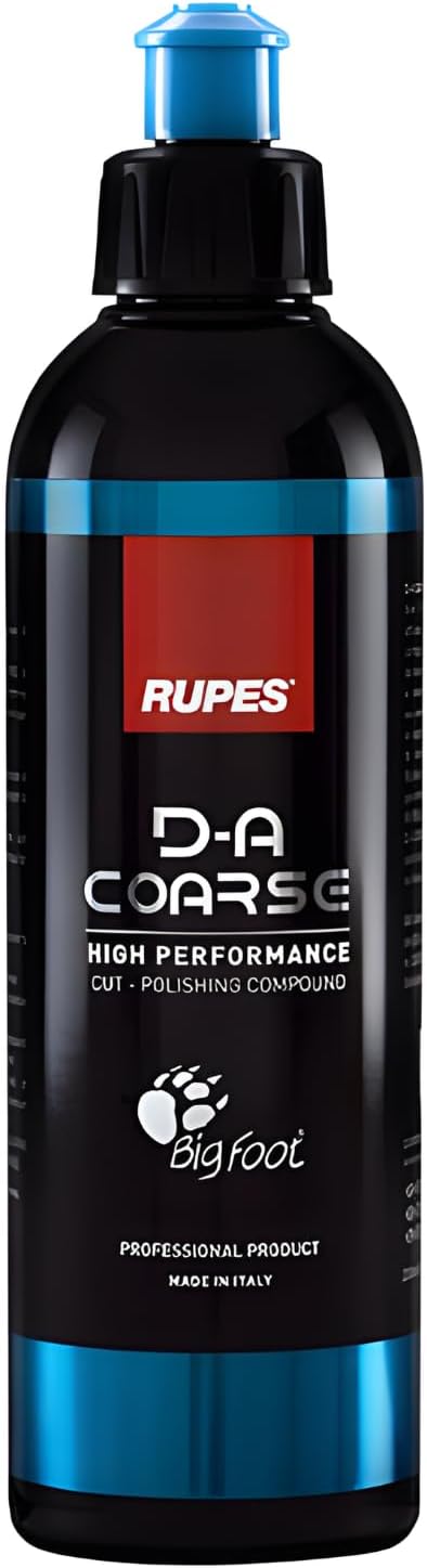 RUPES 250 ml D-A Coarse High Performance Cut Polishing Compound for Car Detailing & Removing Scratches (Pack of 1) | Mirco-Abrasive Technology | Removes Swirl Marks and Moderate to Severe Defects