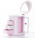 Renawe Girls Musical Jewelry Box Necklace Storage Accessories Gifts Cute Kids Jewelry Boxes for Little Girl Toddler Children 