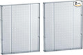 Azar Displays 771620-CLR Pegboard 1-Sided Wall Panel, Clear Translucent Color, 2-Pack