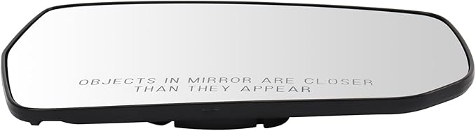 TRQ Passenger Side Mirror Glass Heated For Factory Equipped Mirrors Compatible with 2016-23 Chevrolet Malibu LT 2016-22 Malib
