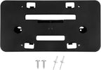 Front Bumper License Plate Frame Bracket Compatible with Chevy Malibu 2019-2024, Black License Frame Holder Mounting Kit, Rep