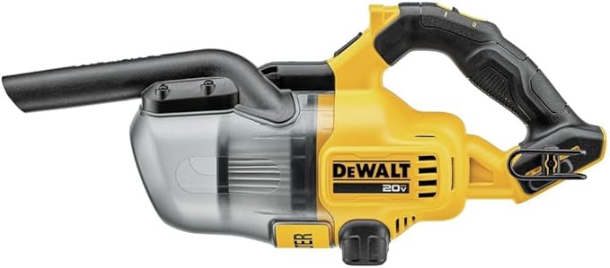 DEWALT 20V Handheld Vacuum Cordless, Car Vacuum with HEPA Filter, 6 Attachments and LED Light, High Performance Dry Only Smal