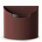 Leakproof Car Trash Can, Mini Car Trash Bin with Removable Liner, Waterproof Automotive Garbage Can for SUV, Truck, Vehicle, Home, Office, Multipurpose, Easy to Clean, Wine Red