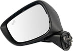 TRQ Driver & Passenger Side Power Mirror Set Paint to Match Manual Folding Compatible with 2015-2016 Mazda CX-5 MA1320214 MA1