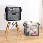 SOUJOY 4 Pack Popup Laundry Hamper, Collapsible Mesh Laundry Baskets with Handles, Foldable Clothes Hamper, Easy to Open, Por