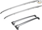 Roof Rack Cross Bars & Side Rail Kit for Honda CRV CR-V 2023-2026 – Durable Aluminum Alloy, Complete Set with 2 Cross Bars + 2 Side Rails, Secure Transport for Kayaks, Bikes, Cargo Carriers & Luggage