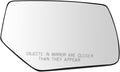 TRQ Right Passenger Side Mirror Glass Heated Convex Compatible with 2015-2020 Chevrolet Suburban Tahoe GMC Yukon Yukon XL GM1