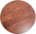 Wooden Lazy Susan Turntable - Solid Wood Organizer for Table Top/Counter Top - 360 Rotating Swivel (22", Cherry Wood, Washing