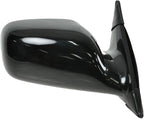 TRQ 2 Piece Driver and Passenger Side Mirror Assembly Set Electric Adjustment Heated No Memory Black Compatible with 2002-200