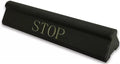 Aluminum Alloy Parking Stopper for Garage, Triangle Garage Parking Assistance, Car Stoppers for Garage, 1 Piece, for Car, SUV(Black,60cmx13cm/23.6inx5.1in)