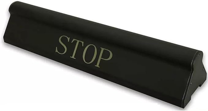 Aluminum Alloy Parking Stopper for Garage, Triangle Garage Parking Assistance, Car Stoppers for Garage, 1 Piece, for Car, SUV(Black,60cmx13cm/23.6inx5.1in)