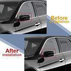 2Pcs Front Driver Side and Passenger Side Rearview Mirror Cover Caps Compatible with Honda Accord 2008 2009 2010 2011 2012 glossy Black