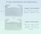 Car Steering Wheel Desk for Laptop,Multipurpose Travel Car Accessories, Car Seat Stand Trays for Eating, Multipurpose Travel Car Accessories (Grey)