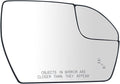 TRQ Passenger Side Mirror Glass Heated Blind Spot Spotter Compatible with 2018 Ford Expedition 2018 Lincoln Navigator