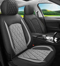 LINGVIDO Car Seat Covers for Front Seats (2 Seats) - Premium Perforated Nappa Leather,Waterproof Shield, Omni-Adapt Fit for S