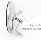5 Inch Convex Round Mirror Blind Spot For Isuzu NPR NQR NRR FSR FVR FRR Mitsubishi Fuso Canter Truck Bus Atv Utv Adjustable Bracket 2Pcs