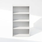 Furinno Reed Closet Organizers and Storage, 4-Tier Closet Organizer, Open Shelf Closet Storage, for Wardrobe, Bedroom, Living