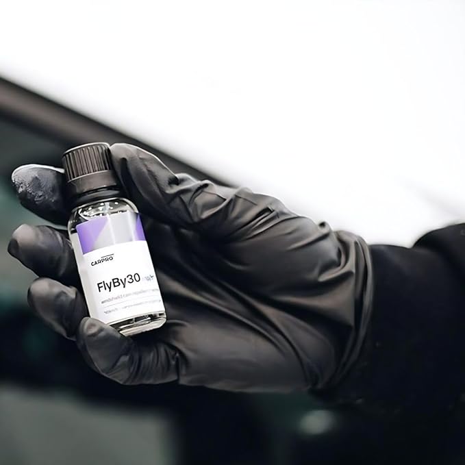 CARPRO FlyBy30 Glass Sealant: Professional Windshield, Window & Glass Coating - Rain Shower Water Repellent & Car Glass Treat