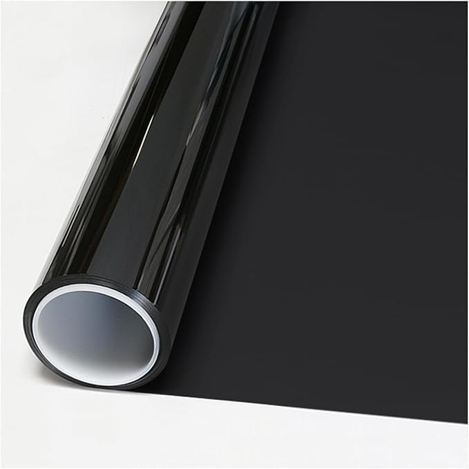 BDF NA05 Window Film Daytime Privacy and Sun Control Natural Black 5 (Very Dark) - Custom