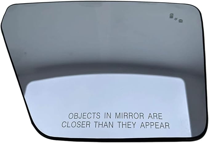 Replacement Passenger Right Side Door Mirror Glass Heated with BLIS(Blind Spot Light) for Ford F-150 fit year 2021 2022 2023