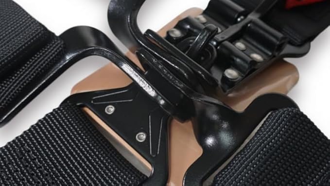 5 Point Harness with 3″ Belts Black By PRP SB5.3