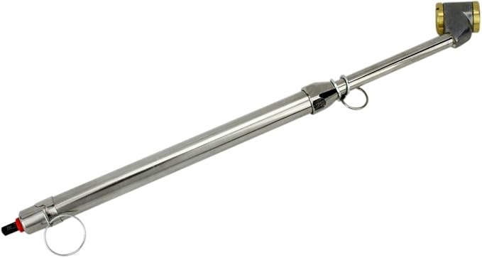 Milton s-982C Calibratable Tire Pressure Service Gauge, Large Bore Dual Chuck, 10-160 PSI