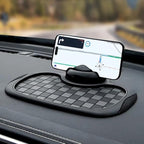 Multifunction Car Anti-Slip Mat Auto Phone Holder, Universal Multifunction Car Dashboard Mat with Phone Holder in Car, Anti-S
