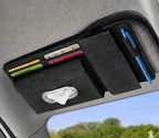 Multifunctional Car Visor Organizer (Suede leather - Black)