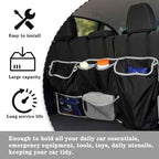 Car Storage Organizer Trunk, Foldable Bin, Box, Tote Organizer, Suitable for Small Cars, Compatible with Jeep, Q5, MPV Etc (Bla