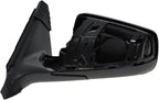 TRQ 2 Piece Driver and Passenger Side Mirror Assembly Set Electric Adjustment Heated No Memory Black Compatible with 2010-201