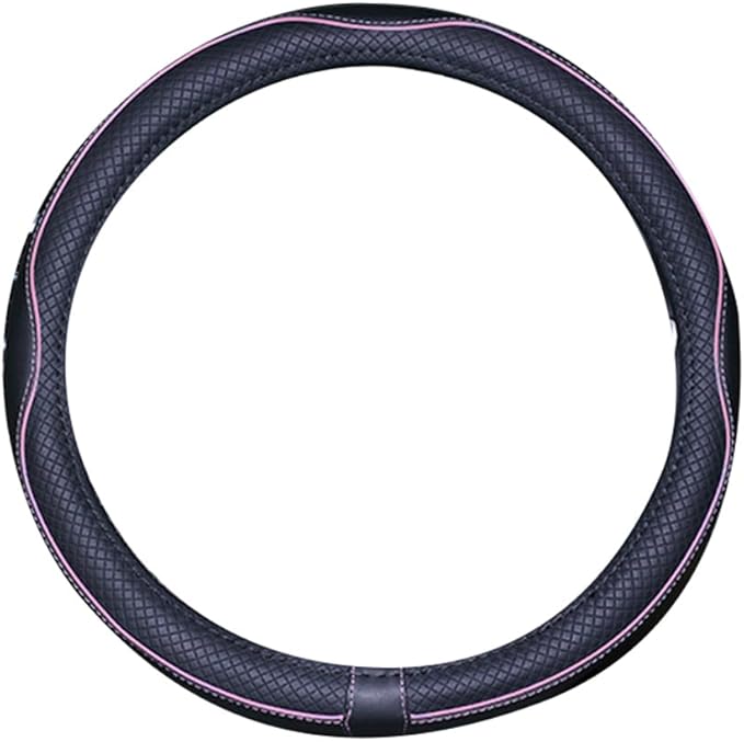 Mayco Bell 2019 New Microfiber Leather Car Extra Large Steering Wheel Cover for Big Trucks (17.5-18'', Pink)
