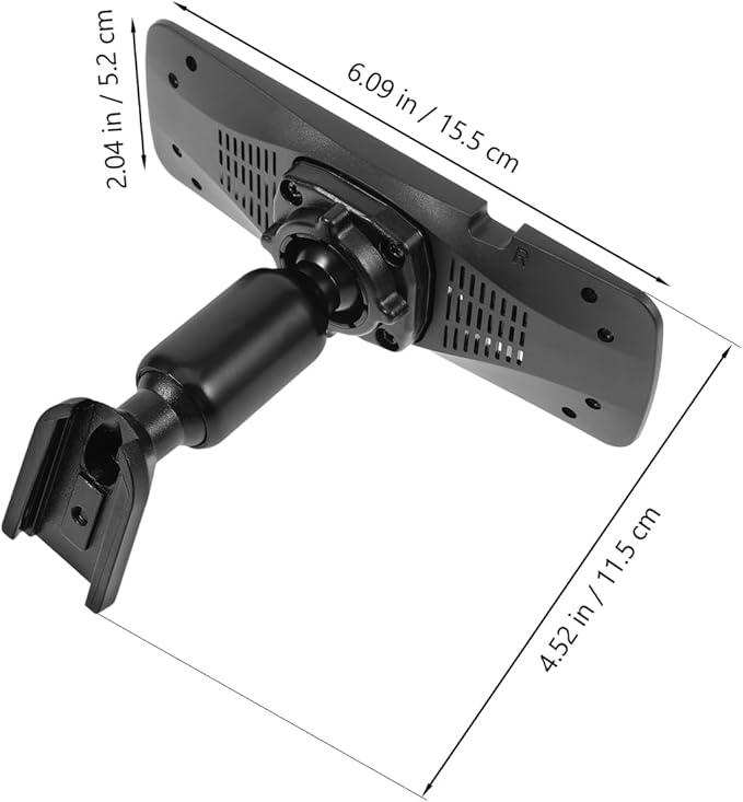 OUNONA Rear View Mirror Dash Cam Mount Holder Set Universal Driving Recorder Bracket with Secure Stable Anti-Vibration Design for Car Backup Camera 6.10X4.52X2.04 Inches