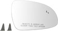 TRQ Passenger Side Mirror Glass Heated Blind Spot Indicator Convex Compatible with 2017-2022 Kia Sportage KI1325125