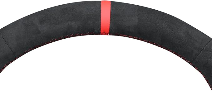 MEWANT Hand Stitched Steering Wheel Cover Wrap for Chevrolet Camaro 2017-2022 Steering Wheel Accessories for Chevrolet Camaro 2017-2022