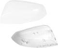 Moonlinks Compatible with Toyota RAV4 2019 2020 2021 2022 2023 2024 Left Side Mirror Cover Replacement, Pearl White Exterior Left Driver Side Door Rearview Mirror Cap Trim for RAV4 LH