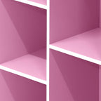 Furinno LUDER Book Shelf, 5-Cube Bookshelf, Reversible Bookcase, 9.4 x 19.5 x 31.5, Easy Assembly, for Living Room, Bedroom, 