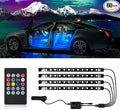 Led Lights for Car,Ambient Lights for Car,Car Footwell Lights,Car Ambient Light,16 Million Colors Music Sync,DIY Mode Multicolor LED Interior Lights for Cars,Trucks,SUVs,12V Power