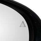 TRQ Driver and Passenger Side Mirror Assembly Set Power Heated Blind Spot Paint to Match Foldaway Compatible with 2015-2019 D