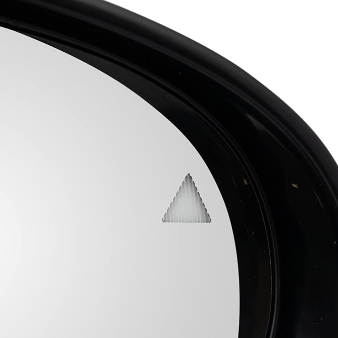 TRQ Driver and Passenger Side Mirror Assembly Set Power Heated Blind Spot Paint to Match Foldaway Compatible with 2015-2019 D